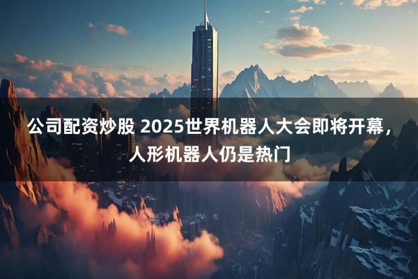 公司配资炒股 2025世界机器人大会即将开幕，人形机器人仍是热门